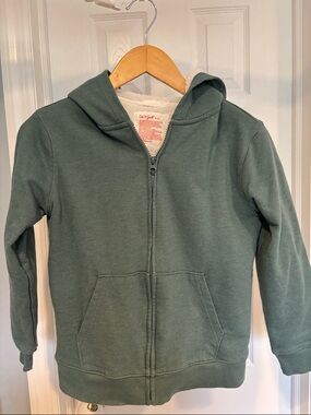 Cat & Jack Green Sherpa-Lined Zip Hoodie for Kids